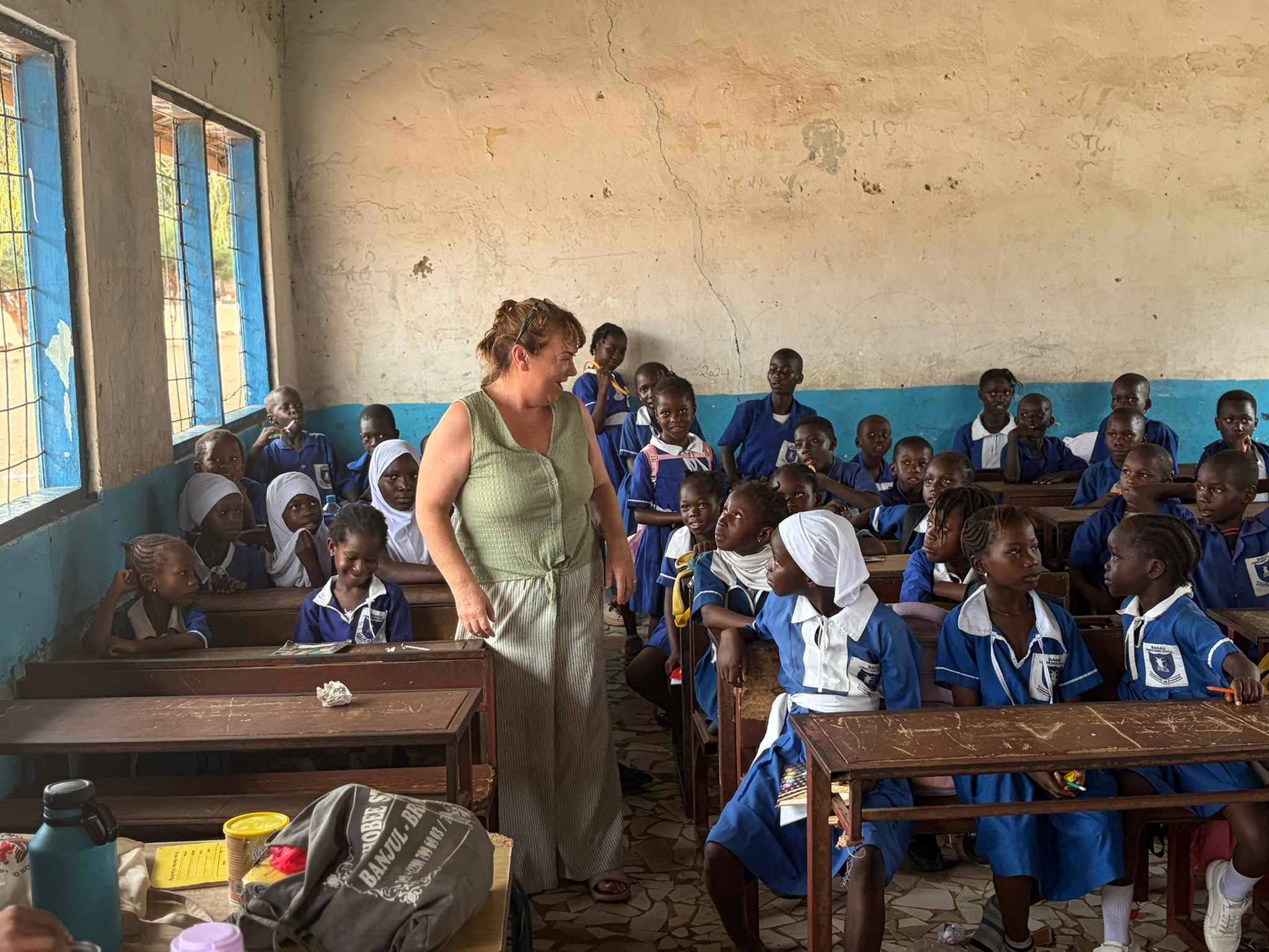 Community engagement in Bakau, The Gambia