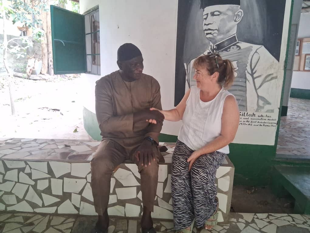 Meeting with community leaders in Bakau